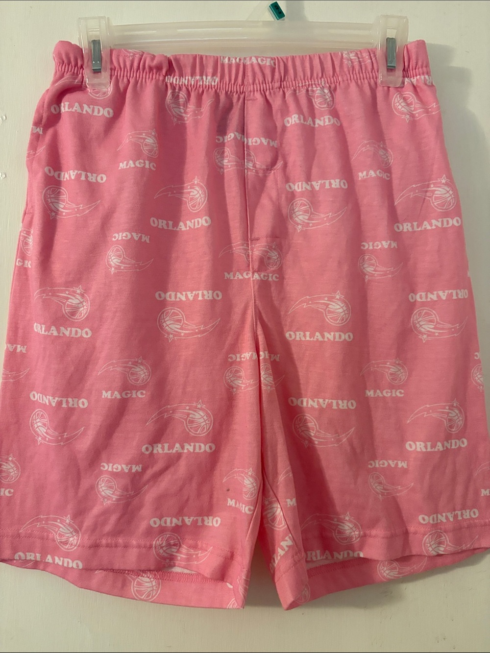 XL Orlando Magic Pink Logo Lounge Shorts